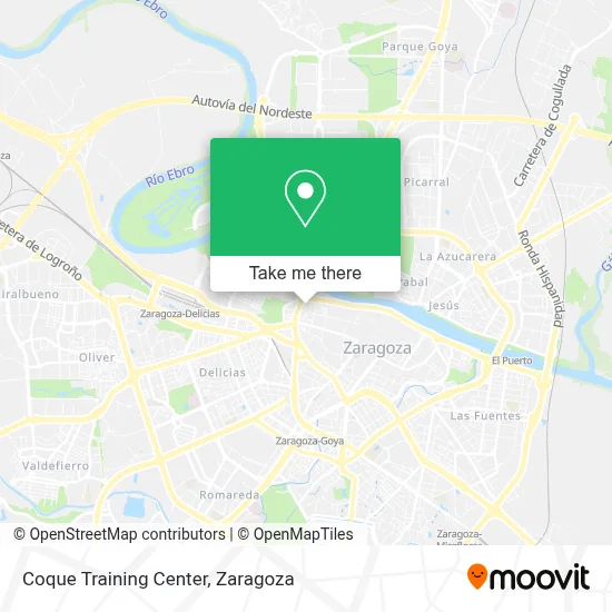 Coque Training Center map
