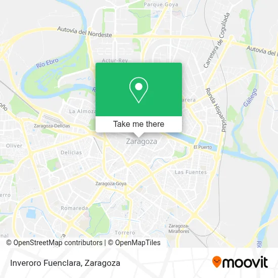 Inveroro Fuenclara map