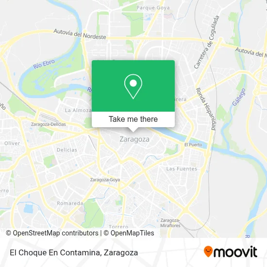 El Choque En Contamina map