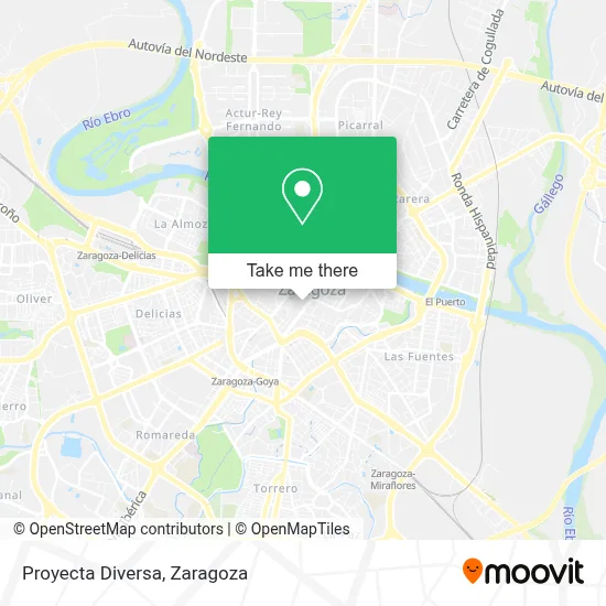 Proyecta Diversa map