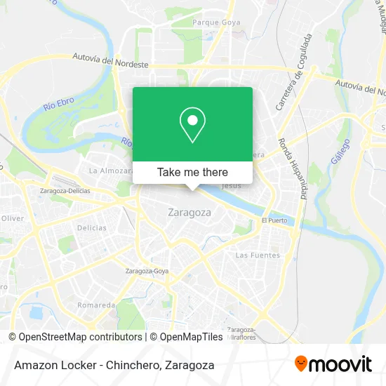 Amazon Locker - Chinchero map