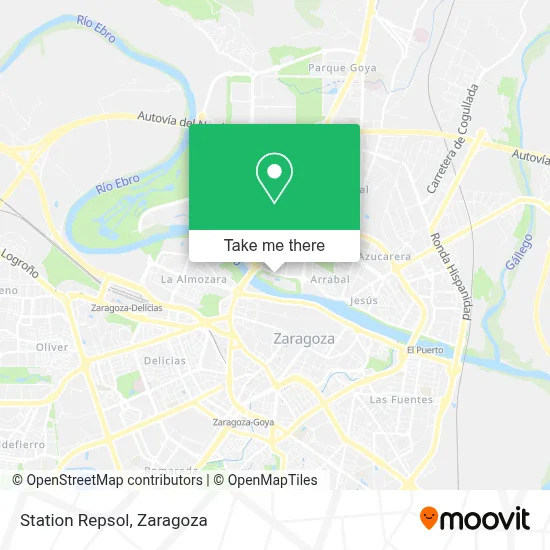 Station Repsol map