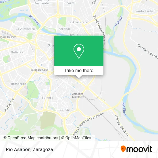Río Asabon map