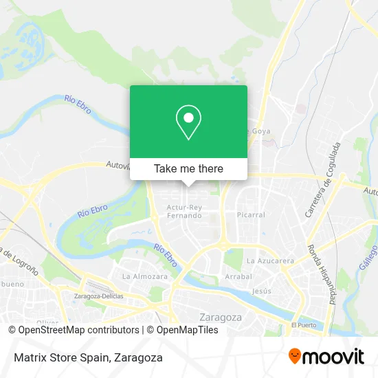 Matrix Store Spain map