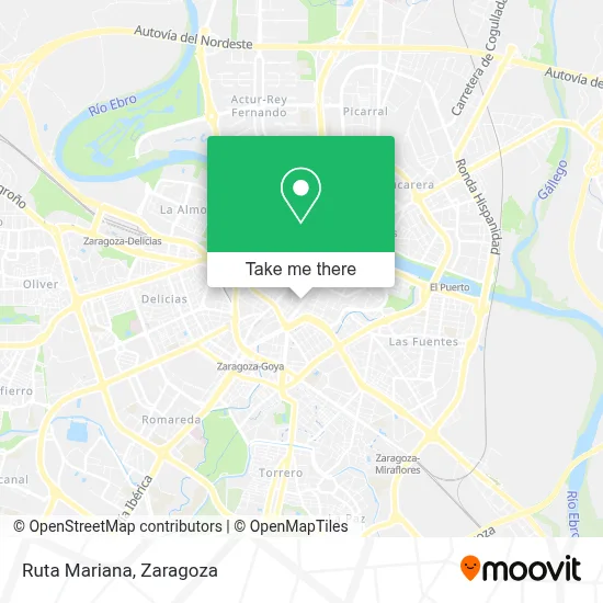 Ruta Mariana map