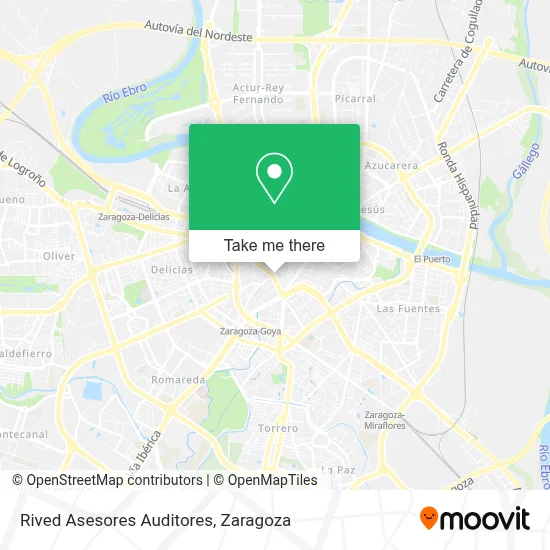 Rived Asesores Auditores map