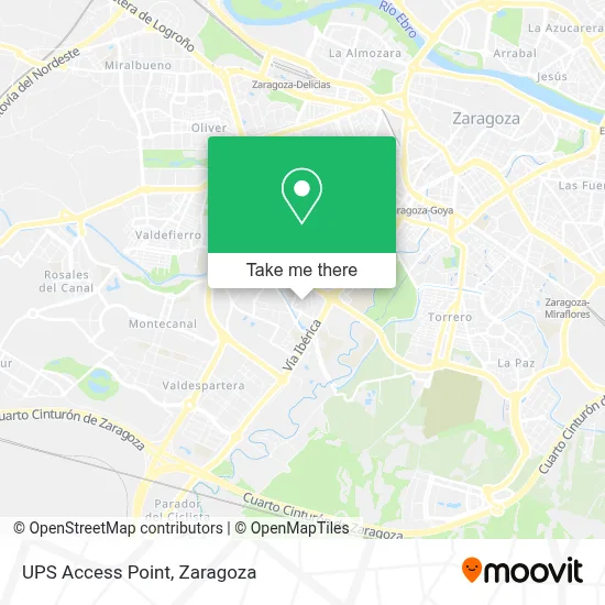 Ups Access Point map