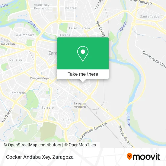 Cocker Andaba Xey map