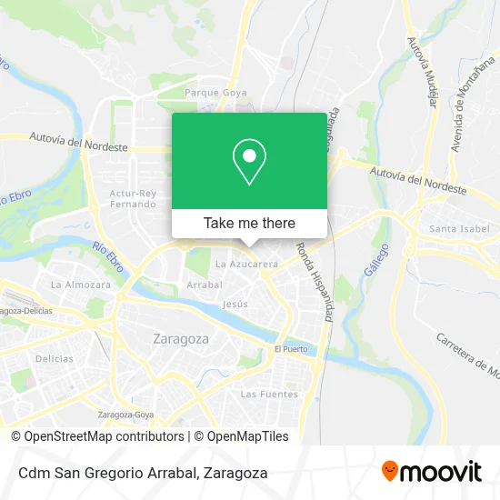 Cdm San Gregorio Arrabal map
