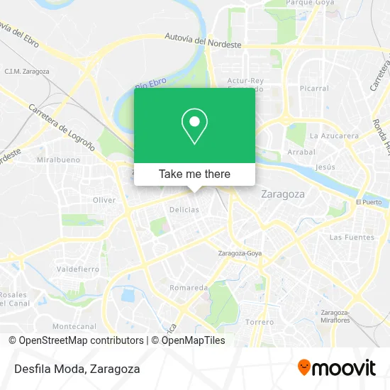 Desfila Moda map