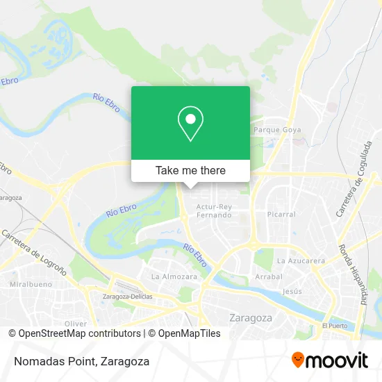 Nomadas Point map