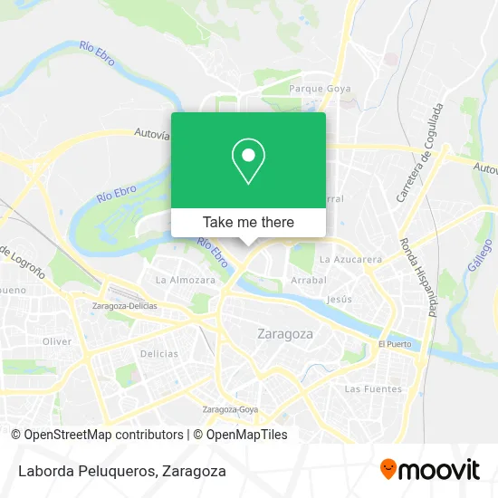 Laborda Peluqueros map