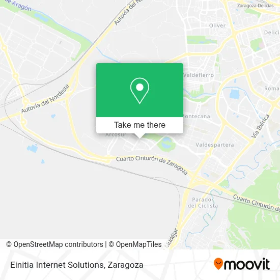 Einitia Internet Solutions map