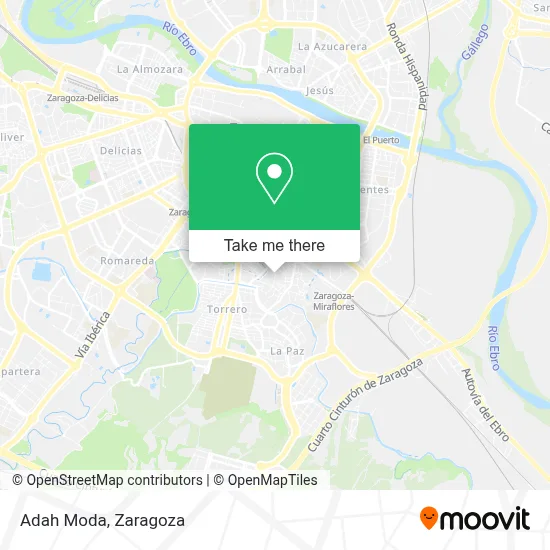 Adah Moda map