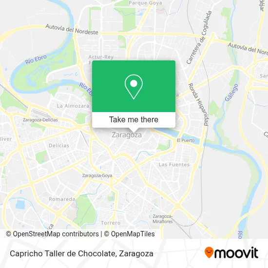 Capricho Taller de Chocolate map