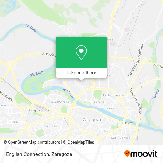 English Connection map