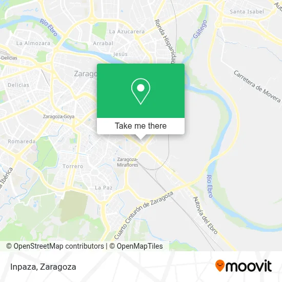 Inpaza map