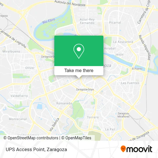 Ups Access Point map