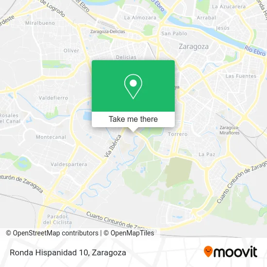 Ronda Hispanidad 10 map