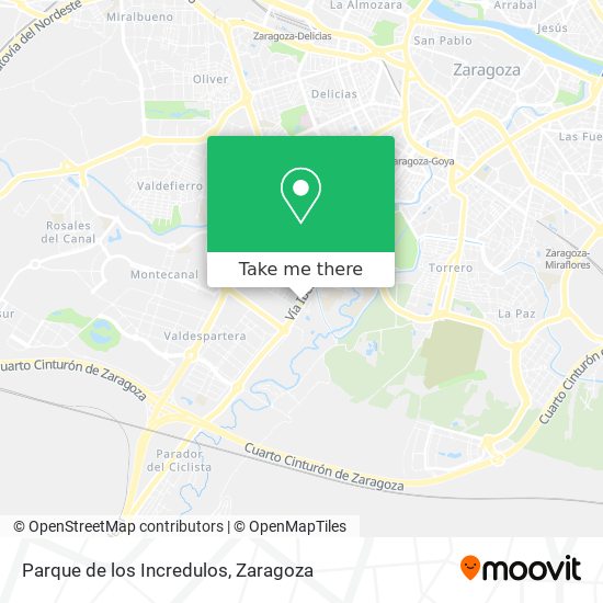 Parque de los Incredulos map