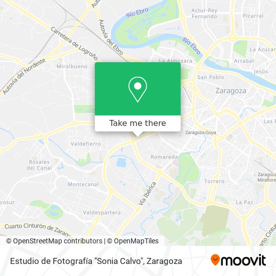 Estudio de Fotografía "Sonia Calvo" map