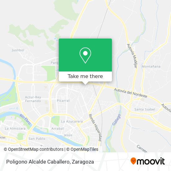 Poligono Alcalde Caballero map