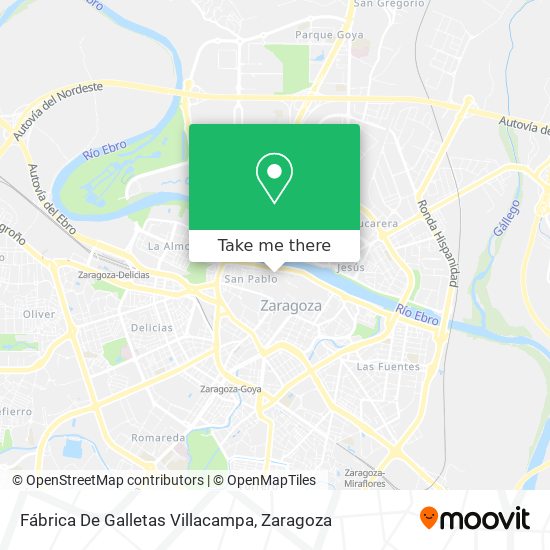 Fábrica De Galletas Villacampa map