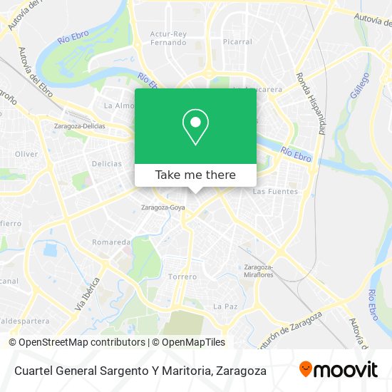 Cuartel General Sargento Y Maritoria map