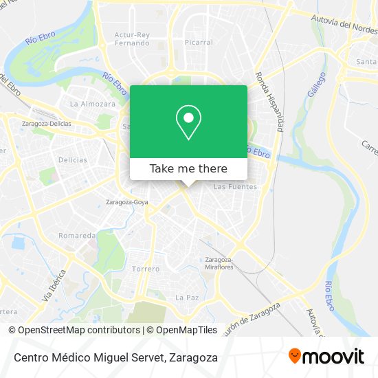 Centro Médico Miguel Servet map