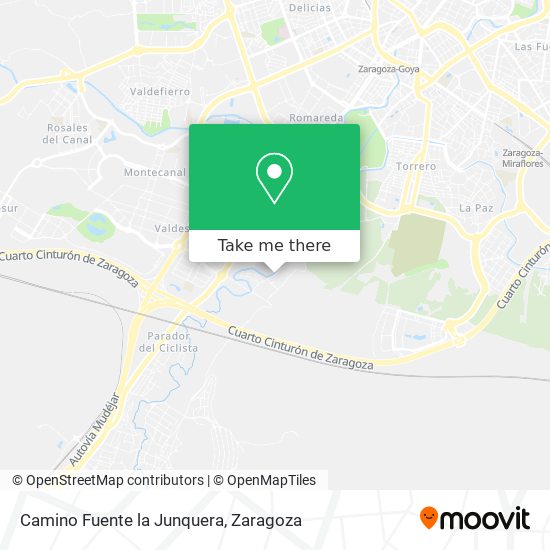 Camino Fuente la Junquera map