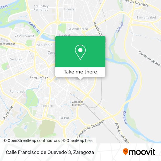 mapa Calle Francisco de Quevedo 3