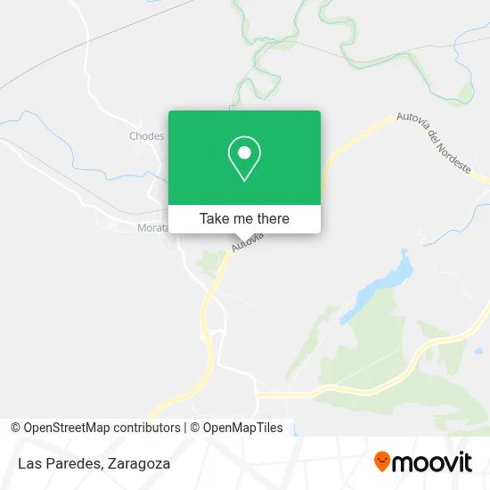 Las Paredes map