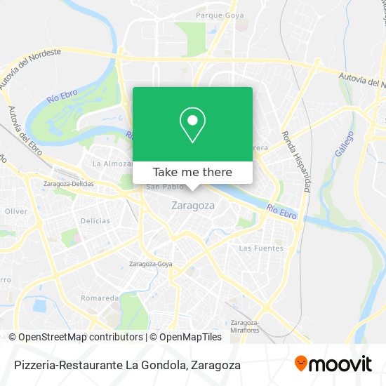 Pizzeria-Restaurante La Gondola map