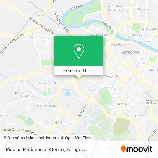Piscina Residencial Ateneo map