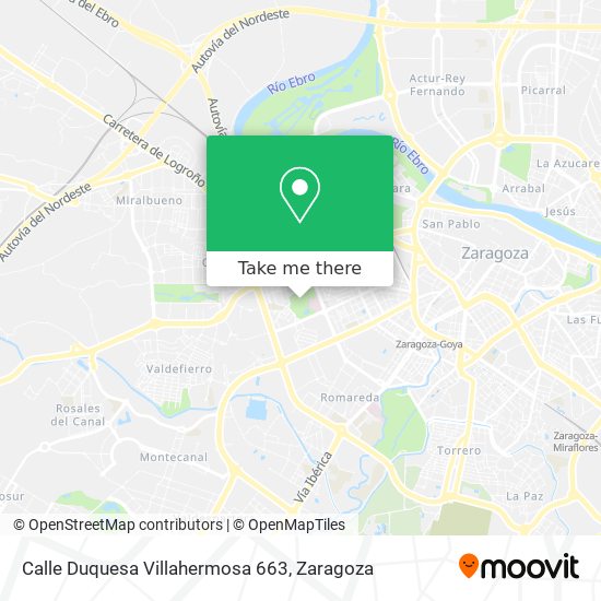 Calle Duquesa Villahermosa 663 map