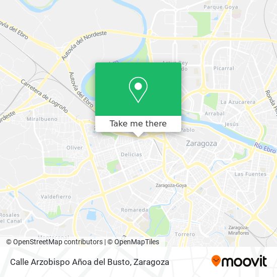 Calle Arzobispo Añoa del Busto map