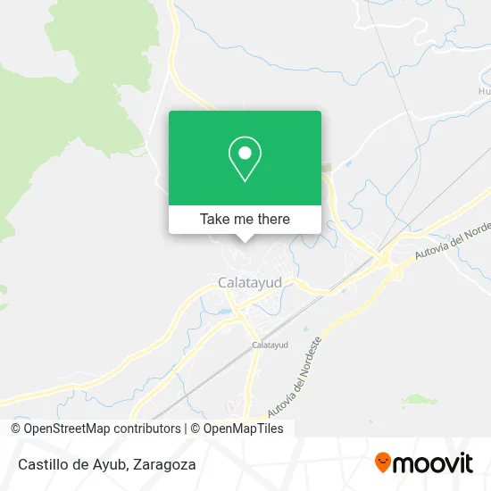 Castillo de Ayub map