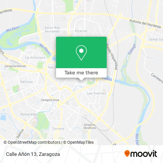 Calle Añón 13 map