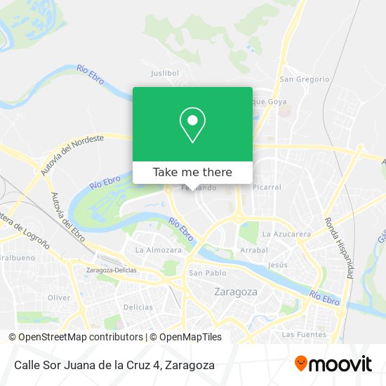 Calle Sor Juana de la Cruz 4 map