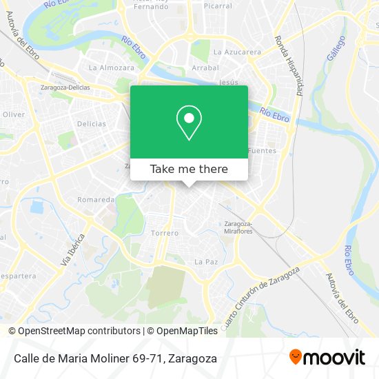 mapa Calle de Maria Moliner 69-71