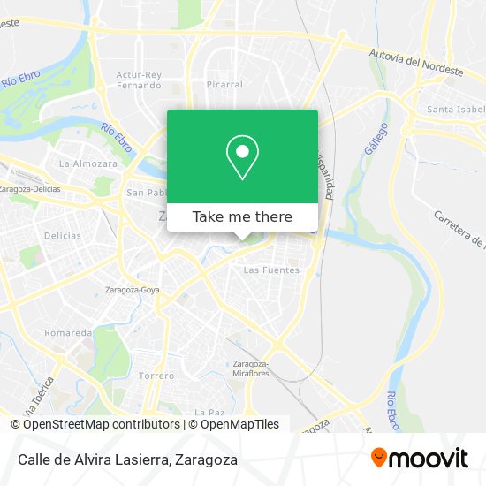 Calle de Alvira Lasierra map