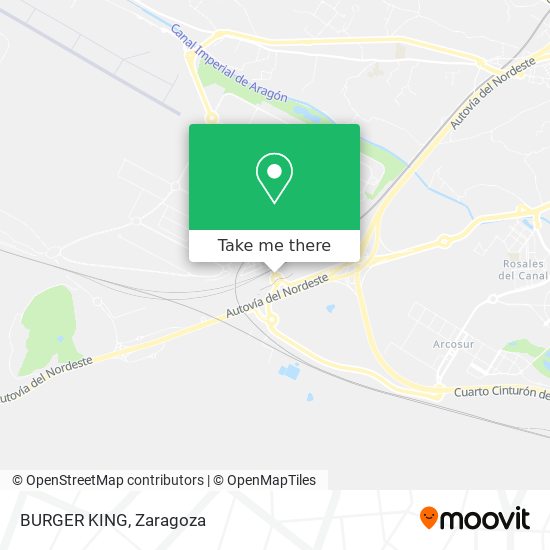 BURGER KING map