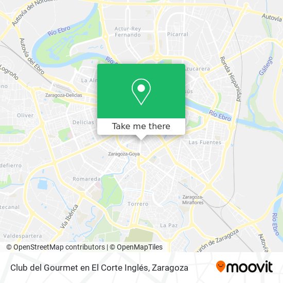 Club del Gourmet en El Corte Inglés map