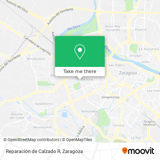 Reparación de Calzado R map