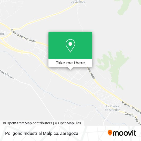 Polígono Industrial Malpica map