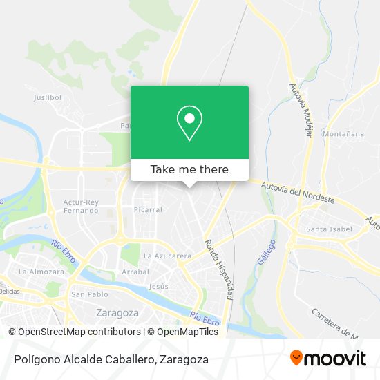 Polígono Alcalde Caballero map