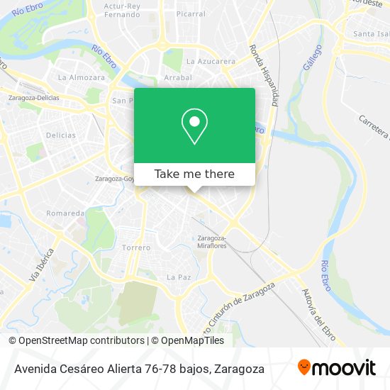 Avenida Cesáreo Alierta 76-78 bajos map