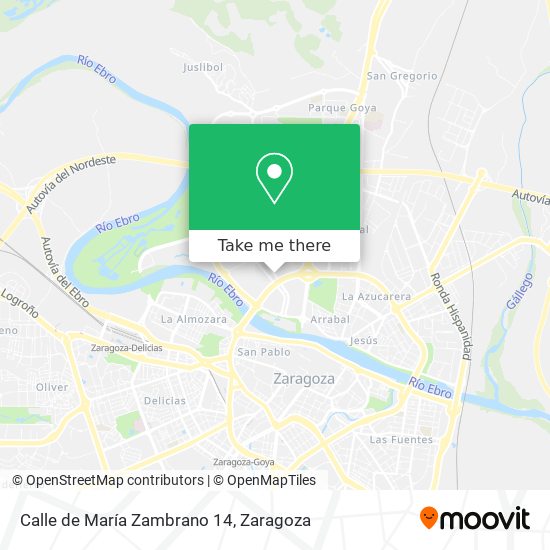 Calle de María Zambrano 14 map