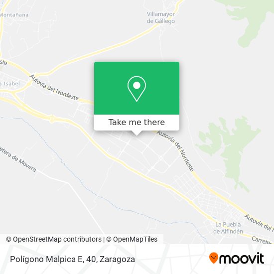 Polígono Malpica E, 40 map