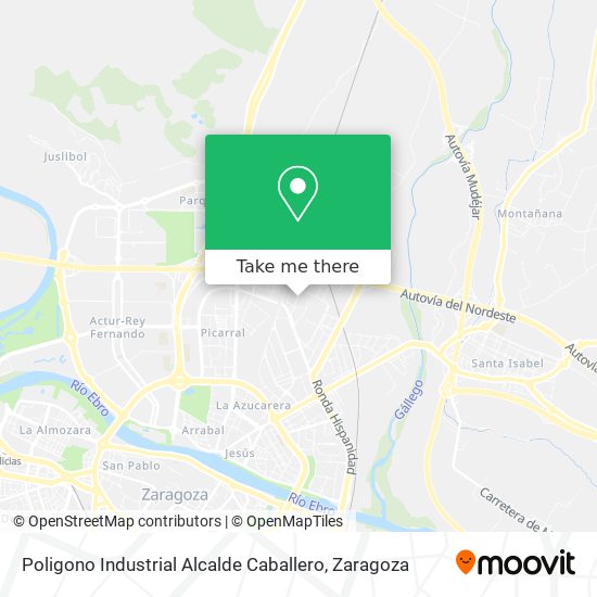 Poligono Industrial Alcalde Caballero map